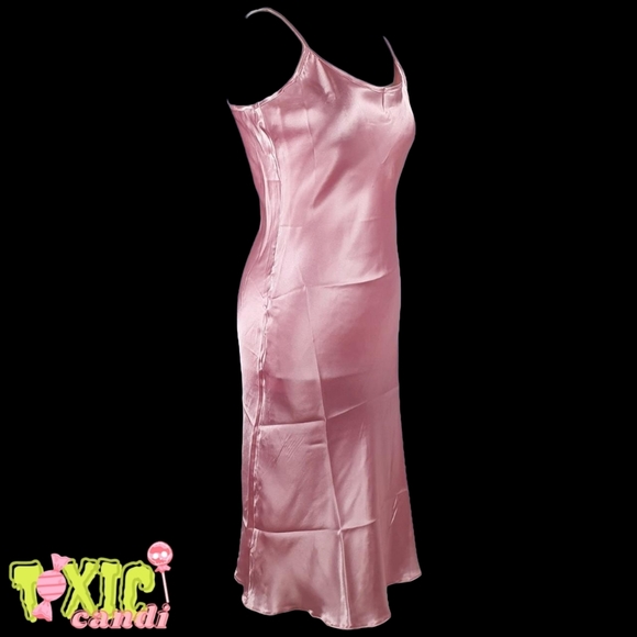 ๐ Pastel Pink Slip Dress ๐ - Picture 2 of 4